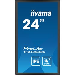 iiyama ProLite monitor TF2438MSC-B1 24", Optical bonded PCap, edge to edge glass, 10pt touch, Anti-glare, HDMI, DP, IPS, Scratch resistive, Anti-fingerprint coating thumbnail 2