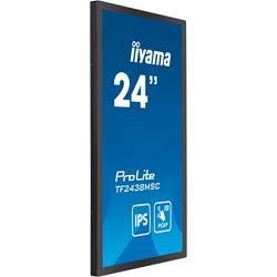 iiyama ProLite monitor TF2438MSC-B1 24", Optical bonded PCap, edge to edge glass, 10pt touch, Anti-glare, HDMI, DP, IPS, Scratch resistive, Anti-fingerprint coating thumbnail 3