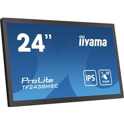 iiyama ProLite monitor TF2438MSC-B1 24", Optical bonded PCap, edge to edge glass, 10pt touch, Anti-glare, HDMI, DP, IPS, Scratch resistive, Anti-fingerprint coating thumbnail 6