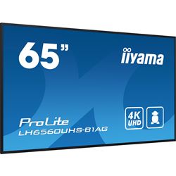 iiyama ProLite LH6560UHS-B1AG 65", VA, 4K, 24/7 Hours Operation, HDMI x 3,  Landscape/Portrait, Android OS and FailOver thumbnail 2