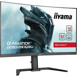 iiyama G-Master Red Eagle curved gaming monitor GCB3280QSU-B1 32" Black, 2560 x 1440, 0.2ms, 144hz, FreeSync, HDMI, Display Port, Height Adjustable thumbnail 2