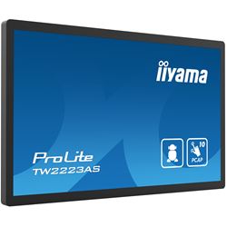 iiyama ProLite TW2223AS-B1, 22” Full HD PCAP 10pt touch screen with Android and edge-to-edge glass design thumbnail 2