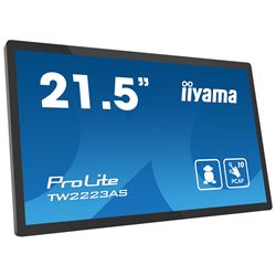 iiyama ProLite TW2223AS-B1, 22” Full HD PCAP 10pt touch screen with Android and edge-to-edge glass design thumbnail 3