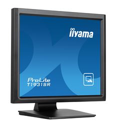 iiyama ProLite monitor T1931SR-B1S 19" Black, 5:4, Resistive single touch, HDMI, Display Port, IP54 rated thumbnail 2