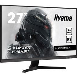 iiyama G-Master Black Hawk gaming monitor G2745HSU-B1 27" Black, IPS, 100Hz, 1ms, FreeSync, HDMI, Display Port, USB Hub thumbnail 1