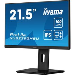 iiyama ProLite monitor XUB2292HSU-B6 22" IPS, Height adjustable, HDMI, 100Hz refresh rate thumbnail 4