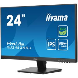 iiyama ProLite monitor ECO XU2463HSU-B1 24" IPS, Full HD, Black, Ultra Slim Bezel, HDMI, Display Port, USB Hub with B energy class thumbnail 5