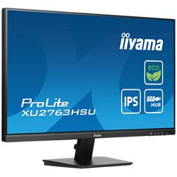 iiyama ProLite monitor ECO XU2763HSU-B1 27" IPS, Full HD, Black, Ultra Slim Bezel, HDMI, Display Port, USB Hub with B energy class thumbnail 4