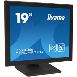 iiyama ProLite monitor T1932MSC-B1S 19", Projective Capacitive 10pt touch, IPS, Scratch resistant, Edge to edge glass, 5:4, HDMI, DisplayPort, Water and dust protection thumbnail 1