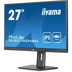 BOX DAMAGED iiyama ProLite Monitor XUB2792HSN-B5 27", Black, Height Adjustable, IPS Panel, USB-C connection, Daisy chain thumbnail 6