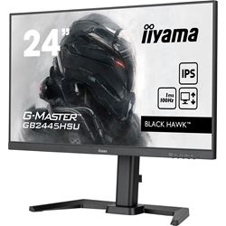 iiyama G-Master Black Hawk gaming monitor GB2445HSU-B1 24" Height Adjustable, Black, IPS, 100Hz, 1ms, FreeSync, HDMI, Display Port, USB Hub thumbnail 4