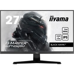 iiyama G-Master Black Hawk gaming monitor G2745QSU-B1 27" Black, IPS, Ultra Wide Resolution, 100Hz, 1ms, FreeSync, HDMI, Display Port, USB Hub thumbnail 0
