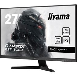 iiyama G-Master Black Hawk gaming monitor G2745QSU-B1 27" Black, IPS, Ultra Wide Resolution, 100Hz, 1ms, FreeSync, HDMI, Display Port, USB Hub thumbnail 4