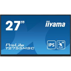 iiyama ProLite monitor T2755MSC-B1 27", Projective Capacitive 10pt touch, IPS, Scratch resistant, HDMI, DisplayPort, Edge to edge glass thumbnail 0