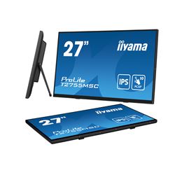 iiyama ProLite monitor T2755MSC-B1 27", Projective Capacitive 10pt touch, IPS, Scratch resistant, HDMI, DisplayPort, Edge to edge glass thumbnail 11