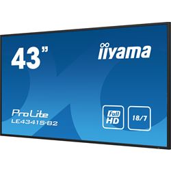 iiyama ProLite monitor LE4341S-B2 43", IPS, 18/7 Hours Operation, LAN Control, Media playback, glossy finish thumbnail 3