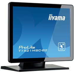 iiyama ProLite monitor T1521MSC-B2 15" Black, Projective Capacitive 10pt touch, glass overlay, scratch resistant, IP65 thumbnail 2