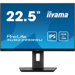 iiyama ProLite monitor XUB2395WSU-B5, 23", Height Adjustable, IPS, 1920 x 1200, Pivot function, HDMI, DisplayPort, USB Hub, Blue light reducer, Flicker free thumbnail 0
