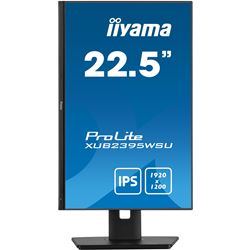 iiyama ProLite monitor XUB2395WSU-B5, 23", Height Adjustable, IPS, 1920 x 1200, Pivot function, HDMI, DisplayPort, USB Hub, Blue light reducer, Flicker free thumbnail 1