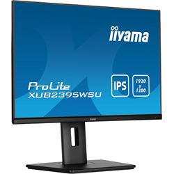 iiyama ProLite monitor XUB2395WSU-B5, 23", Height Adjustable, IPS, 1920 x 1200, Pivot function, HDMI, DisplayPort, USB Hub, Blue light reducer, Flicker free thumbnail 3