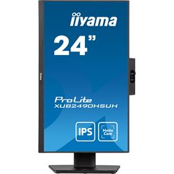 iiyama ProLite monitor XUB2490HSUH-B1 24" IPS, built-in Windows Hello camera and microphone, Height Adjustable, 3-side borderless design thumbnail 3