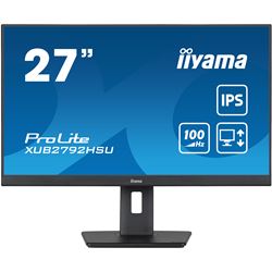 iiyama ProLite Monitor XUB2792HSU-B6 27", Black, Height Adjustable, IPS Panel, USB hub, HDMI, DP, 100 hz thumbnail 0