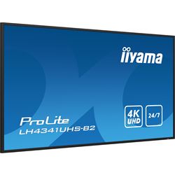 iiyama ProLite monitor LH4341UHS-B2 43", Digital Signage, IPS, HDMI, DisplayPort, 4K, 24/7, Landscape/Portrait, Media Player, 500cd/m² brightness thumbnail 5