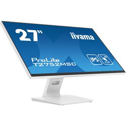 iiyama ProLite monitor T2752MSC-W1 27", Projective Capacitive 10pt touch, IPS, Scratch resistant, HDMI, DisplayPort, Edge to edge glass thumbnail 1