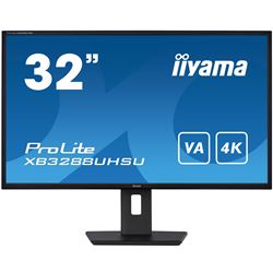 iiyama ProLite monitor XB3288UHSU-B5 32" 4K, height adjustable, HDMI, VA panel, flicker free, PIP thumbnail 0