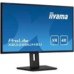 iiyama ProLite monitor XB3288UHSU-B5 32" 4K, height adjustable, HDMI, VA panel, flicker free, PIP thumbnail 2