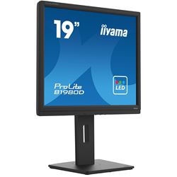 iiyama ProLite monitor B1980D-B5 19" 5:4 Black, Height Adjustable, Black, VGA, DVI thumbnail 3