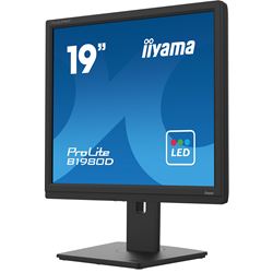 iiyama ProLite monitor B1980D-B5 19" 5:4 Black, Height Adjustable, Black, VGA, DVI thumbnail 4