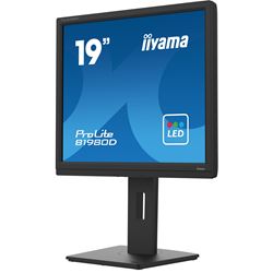 iiyama ProLite monitor B1980D-B5 19" 5:4 Black, Height Adjustable, Black, VGA, DVI thumbnail 6