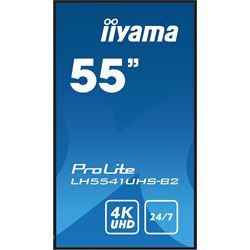 iiyama ProLite monitor LH5541UHS-B2 55", IPS, 4K UHD, 24/7 Hours Operation, Landscape/Portrait, Built in media player thumbnail 1