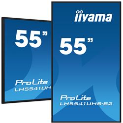 iiyama ProLite monitor LH5541UHS-B2 55", IPS, 4K UHD, 24/7 Hours Operation, Landscape/Portrait, Built in media player thumbnail 4