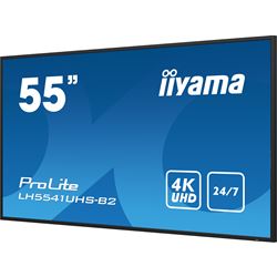 iiyama ProLite monitor LH5541UHS-B2 55", IPS, 4K UHD, 24/7 Hours Operation, Landscape/Portrait, Built in media player thumbnail 6