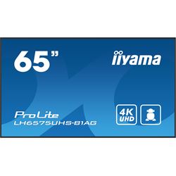 iiyama ProLite monitor LH6575UHS-B1AG 65", Digital Signage, IPS, HDMI, DisplayPort, 4K, 24/7, Landscape/Portrait, Media Player, Intel® SDM slot, Wifi, Anti-Glare thumbnail 0
