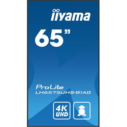 iiyama ProLite monitor LH6575UHS-B1AG 65", Digital Signage, IPS, HDMI, DisplayPort, 4K, 24/7, Landscape/Portrait, Media Player, Intel® SDM slot, Wifi, Anti-Glare thumbnail 1