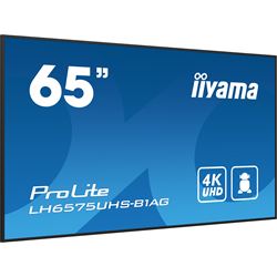 iiyama ProLite monitor LH6575UHS-B1AG 65", Digital Signage, IPS, HDMI, DisplayPort, 4K, 24/7, Landscape/Portrait, Media Player, Intel® SDM slot, Wifi, Anti-Glare thumbnail 2