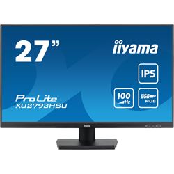 iiyama ProLite monitor XU2793HSU-B6, 27" 3-side borderless design, IPS, HDMI, DisplayPort, FreeSync, Flicker free, 100hz refresh rate thumbnail 0
