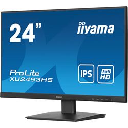 iiyama ProLite monitor XU2493HS-B6 24", IPS, 100hz, Black, Ultra Slim Bezel, HDMI, DisplayPort, Blue light reducer, Flicker free thumbnail 3