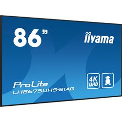 iiyama ProLite LH8675UHS-B1AG 86", 24/7, 4K, IPS, HDMI, landscape/portrait, Wifi, Android OS, signal FailOver, 500cd/m² high brightness, Anti-Glare thumbnail 5