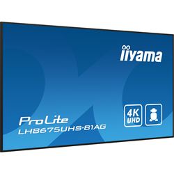 iiyama ProLite LH8675UHS-B1AG 86", 24/7, 4K, IPS, HDMI, landscape/portrait, Wifi, Android OS, signal FailOver, 500cd/m² high brightness, Anti-Glare thumbnail 6