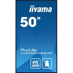 iiyama ProLite LH5060UHS-B1AG 50", IPS, 4K, 24/7 Hours Operation, HDMI x 3, Landscape/Portrait, Android OS and FailOver thumbnail 1