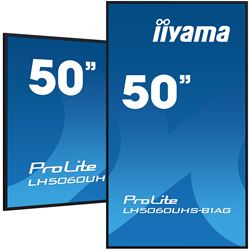 iiyama ProLite LH5060UHS-B1AG 50", IPS, 4K, 24/7 Hours Operation, HDMI x 3, Landscape/Portrait, Android OS and FailOver thumbnail 3
