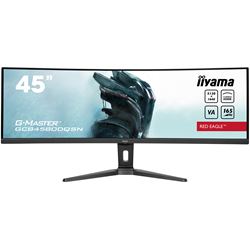 iiyama G-Master Red Eagle curved gaming monitor GCB4580DQSN-B1 45" Height adjustable, Dual QHD, 165Hz, 0.8ms, USB-C Dock, HDMI, Display Port, USB Hub thumbnail 0