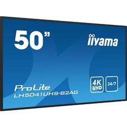 iiyama ProLite monitor LH5041UHS-B2AG 50", VA, 4K UHD, 24/7 Hours Operation, Portrait/Landscape, 10w Speakers, Built in media player, Anti-Glare thumbnail 2