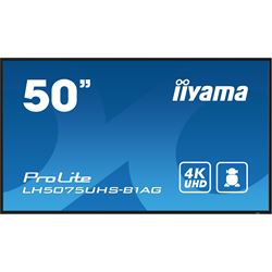 iiyama ProLite monitor LH5075UHS-B1AG 50", Digital Signage, IPS, HDMI, DisplayPort, 4K, 24/7, Landscape/Portrait, Media Player, Intel® SDM slot, Wifi, Anti-Glare thumbnail 0