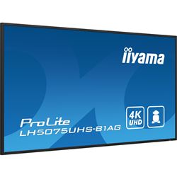iiyama ProLite monitor LH5075UHS-B1AG 50", Digital Signage, IPS, HDMI, DisplayPort, 4K, 24/7, Landscape/Portrait, Media Player, Intel® SDM slot, Wifi, Anti-Glare thumbnail 5