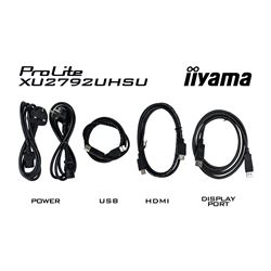 iiyama ProLite monitor XU2792UHSU-B6 27", IPS, 4k, HDMI, DisplayPort, USB Hub, PIP, PBP, Dynamic Power Saving (DPS) thumbnail 11